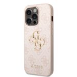 Калъф Guess PU 4G Metal Logo Case for iPhone 14 Pro Pink