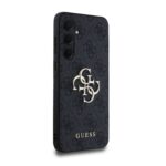 Калъф от Guess case за Samsung Galaxy A35  Black HC PU big 4G metal logo - Image 4