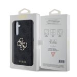 Калъф от Guess case за Samsung Galaxy A35  Black HC PU big 4G metal logo - Image 7