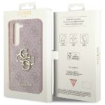 Калъф от Guess за Samsung Galaxy A35  Pink HC PU 4G big metal logo - Image 6