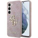 Калъф от Guess за Samsung Galaxy A35  Pink HC PU 4G big metal logo