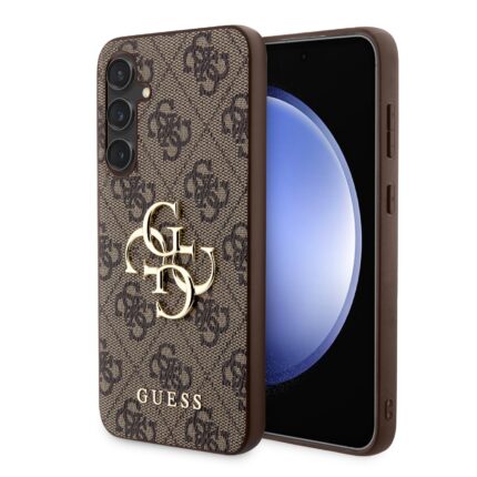 Калъф от Guess PU 4G Metal Logo Case за Samsung Galaxy S23 FE - Brown