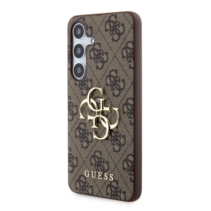 Калъф от Guess PU 4G Metal Logo Case за Samsung Galaxy S24+ Brown - Image 2
