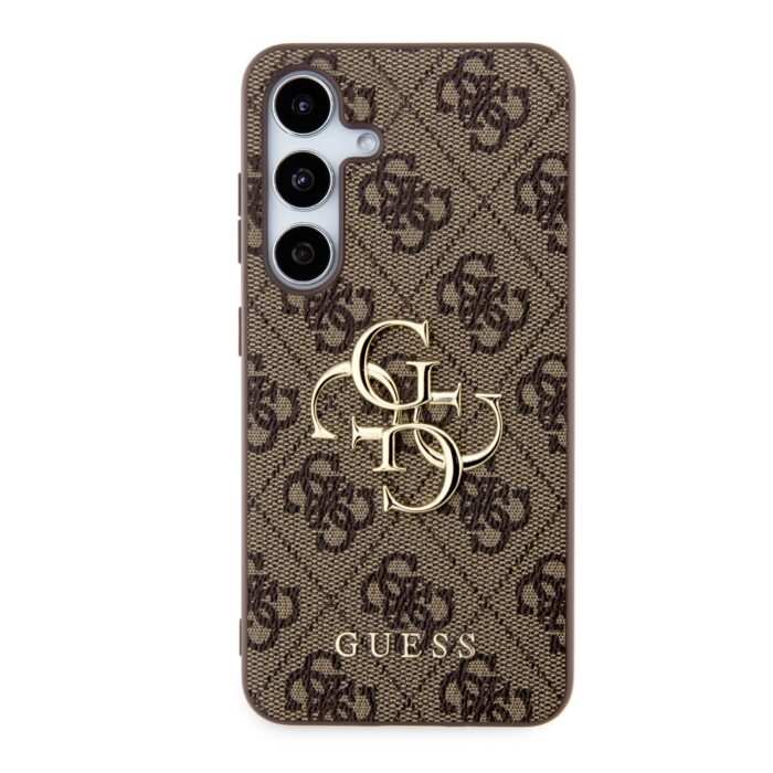 Калъф от Guess PU 4G Metal Logo Case за Samsung Galaxy S24+ Brown - Image 3
