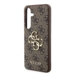 Калъф от Guess PU 4G Metal Logo Case за Samsung Galaxy S24+ Brown - Image 5