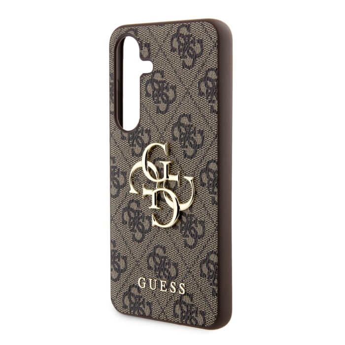 Калъф от Guess PU 4G Metal Logo Case за Samsung Galaxy S24+ Brown - Image 5