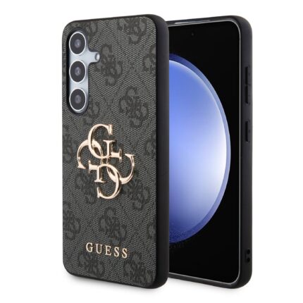 Калъф от Guess PU 4G Metal Logo Case за Samsung Galaxy S24 Grey