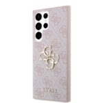Калъф от Guess PU 4G Metal Logo Case за Samsung Galaxy S24 Ultra Pink - Image 2