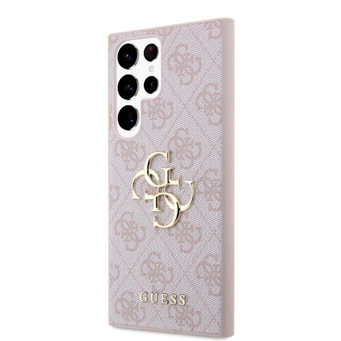 Калъф от Guess PU 4G Metal Logo Case за Samsung Galaxy S24 Ultra Pink - Image 2