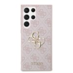 Калъф от Guess PU 4G Metal Logo Case за Samsung Galaxy S24 Ultra Pink - Image 3