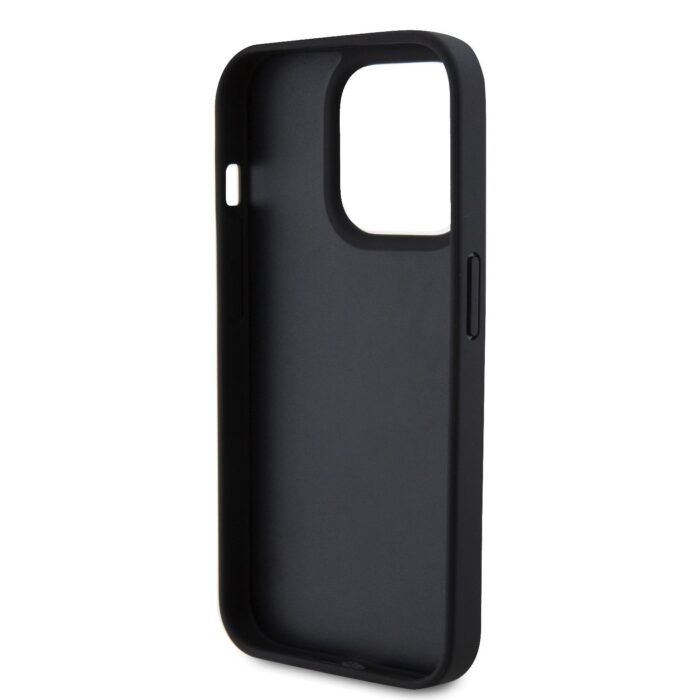Калъф от Guess PU 4G Strass Triangle Metal Logo Case за iPhone 15 Pro Black - Image 5