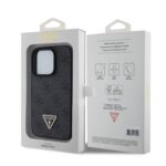 Калъф от Guess PU 4G Strass Triangle Metal Logo Case за iPhone 15 Pro Black - Image 6