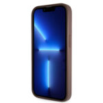 Калъф от Guess PU 4G Strass Triangle Metal Logo Case за iPhone 15 Pro Brown - Image 5