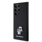 Калъф от Karl Lagerfeld PU Saffiano Metal Karl and Choupette Case за Samsung Galaxy S24 Ultra Black - Image 2
