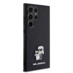 Калъф от Karl Lagerfeld PU Saffiano Metal Karl and Choupette Case за Samsung Galaxy S24 Ultra Black - Image 4