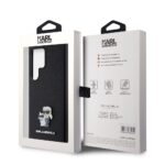 Калъф от Karl Lagerfeld PU Saffiano Metal Karl and Choupette Case за Samsung Galaxy S24 Ultra Black - Image 7