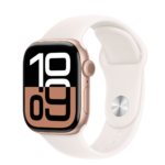 Apple Watch S10 GPS 42mm Rose Gold Alu Case with Light Blush Sport Band - M/L