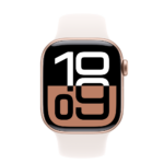 Apple Watch S10 GPS 42mm Rose Gold Alu Case with Light Blush Sport Band - M/L - Image 2