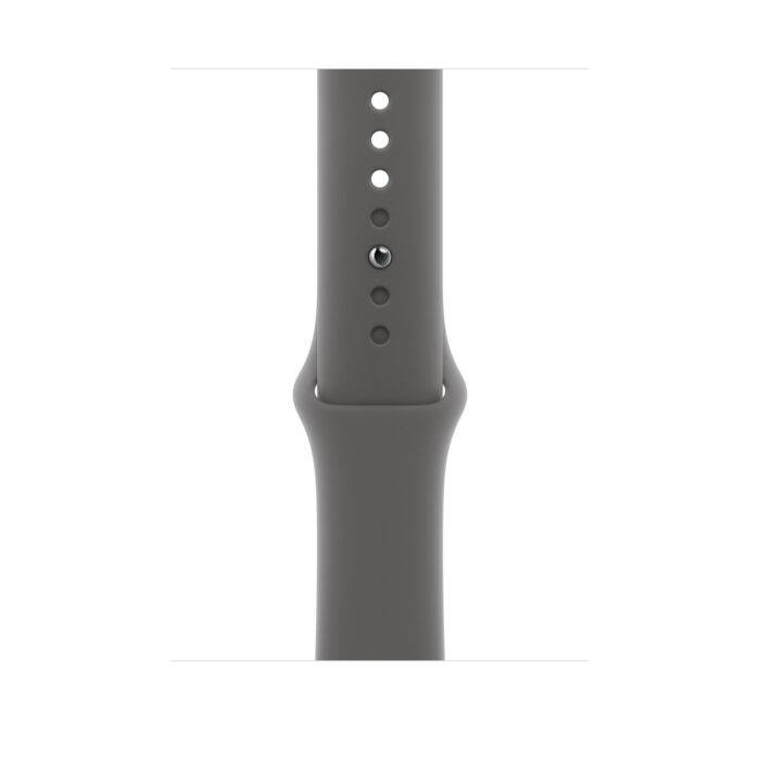 Apple Watch S10 Cellular 42mm Natural Titanium Case with Stone Grey Sport Band - S/M - Image 3