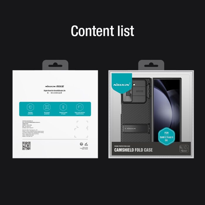 Калъф от Nillkin CamShield FOLD Stand Hard Case for Samsung Galaxy Z Fold 6 Black - Image 9