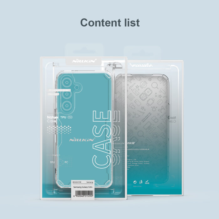 Калъф Nillkin Nature TPU PRO Cover for Samsung Galaxy S24+ Transparent - Image 9