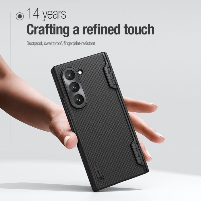 Калъф от Nillkin Super Frosted FOLD Back Cover for Samsung Galaxy Z Fold 6 Black - Image 3