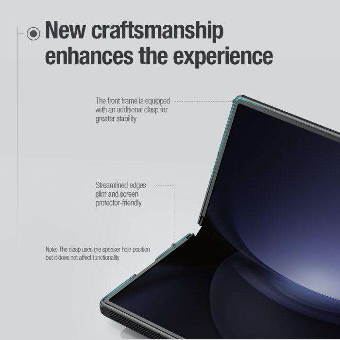 Калъф от Nillkin Super Frosted FOLD Back Cover for Samsung Galaxy Z Fold 6 Black - Image 4