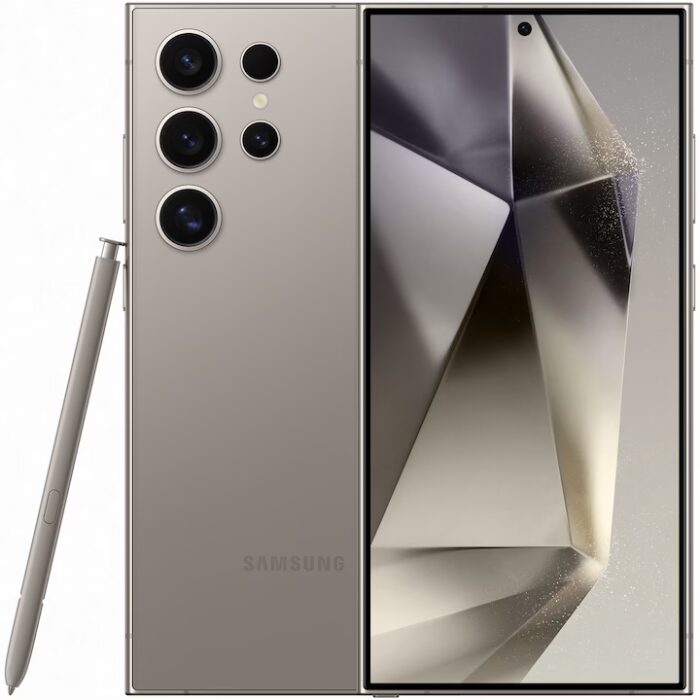 Смартфон Samsung Galaxy S24 Ultra, Dual SIM, 5G, 256GB, 12GB RAM, Titanium Gray - Image 1