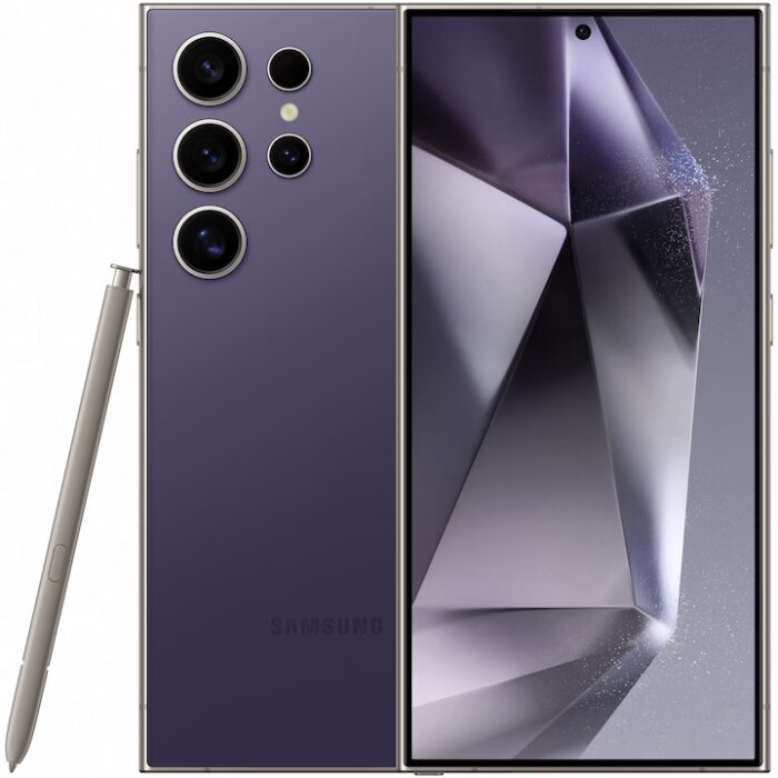 Смартфон Samsung Galaxy S24 Ultra, Dual SIM, 5G, 1TB, 12GB RAM, Titanium Violet - Image 1