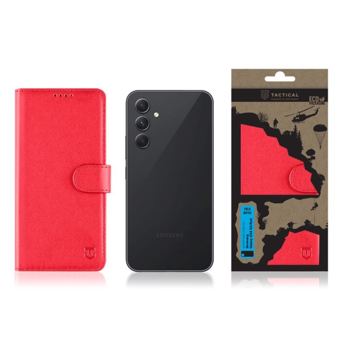 Калъф от Tactical Field Notes for Samsung Galaxy A54 5G Red - Image 3