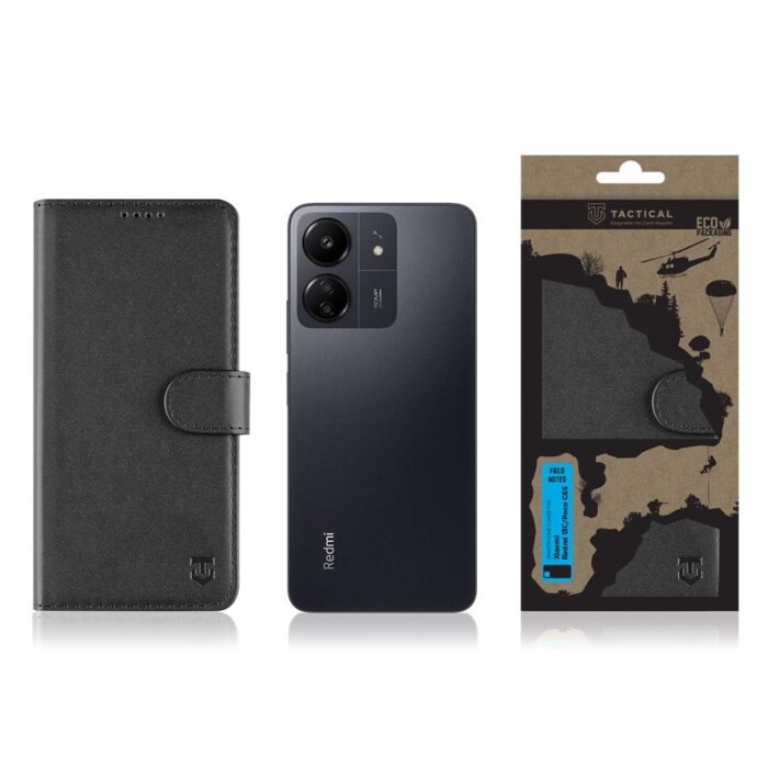 Калъф от Tactical Field Notes pro за Xiaomi Redmi 13C/Poco C65 Black - Image 3