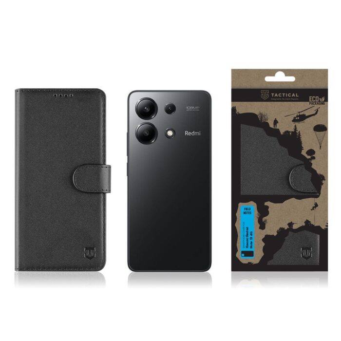 Калъф от Tactical Field Notes за Xiaomi Redmi Note 13 4G Black - Image 3