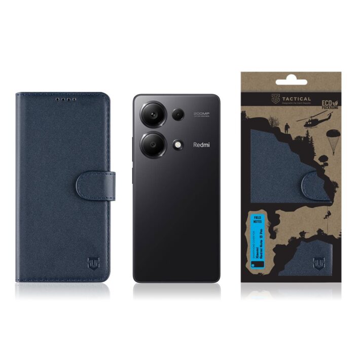 Калъф от Tactical Field Notes за Xiaomi Redmi Note 13 Pro 5G/Poco X6 5G Blue - Image 3