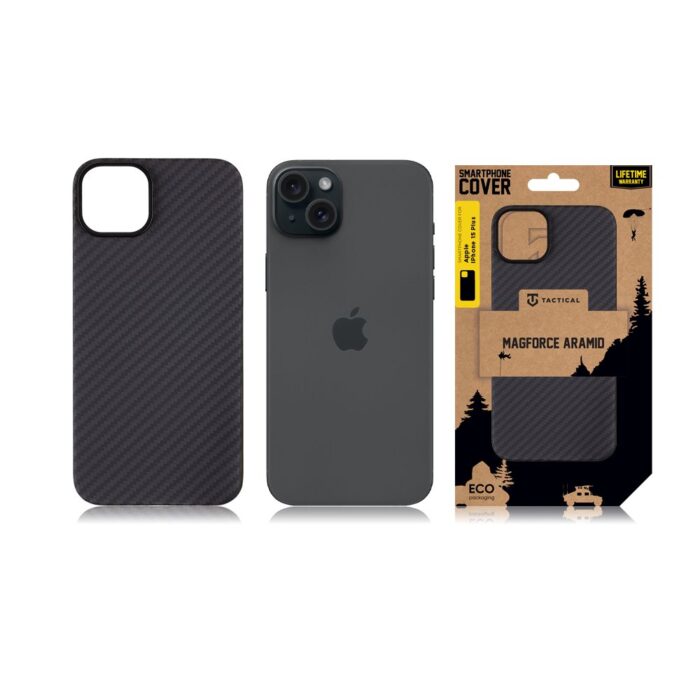 Калъф от Tactical MagForce Aramid Cover за Apple iPhone 15 Plus Black - Image 4