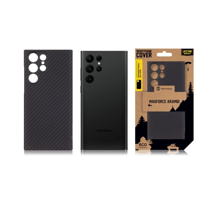 Калъф от Tactical MagForce Aramid Cover for Samsung Galaxy S22 Ultra Black - Image 4