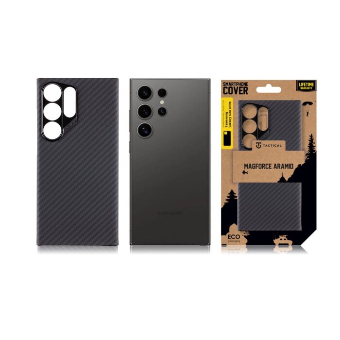 Калъф от Tactical MagForce Aramid Cover за Samsung Galaxy S24 Ultra Black - Image 4