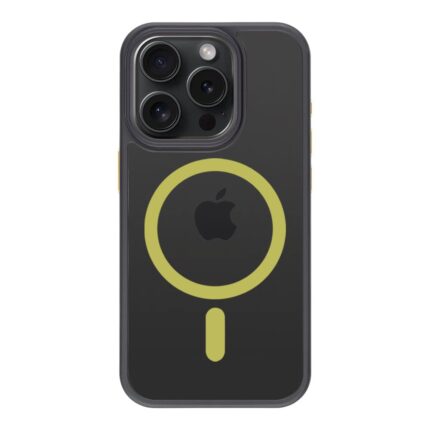 Tactical MagForce Hyperstealth 2.0 Cover for iPhone 15 Pro Black/Yellow