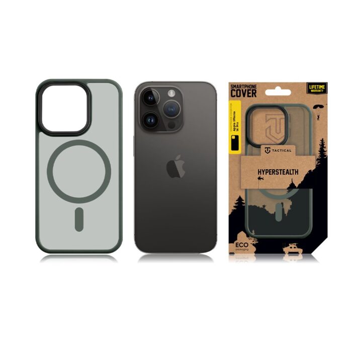 Калъф Tactical MagForce Hyperstealth Cover for iPhone 14 Pro Forest Green - Image 3