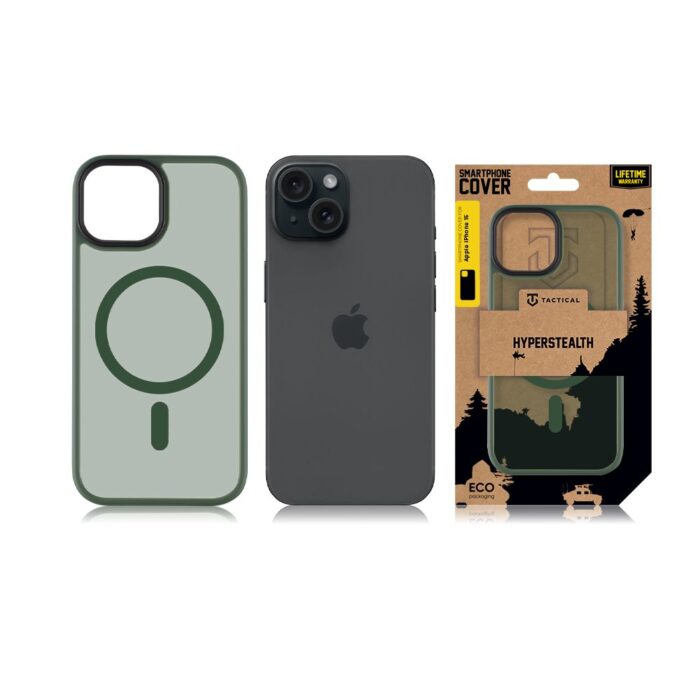 Калъф от Tactical MagForce Hyperstealth Cover за iPhone 15 Forest Green - Image 3