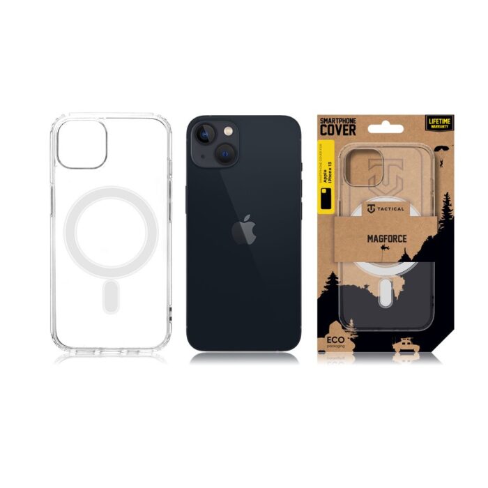 Калъф Tactical MagForce Cover за Apple iPhone 13 Transparent - Image 3