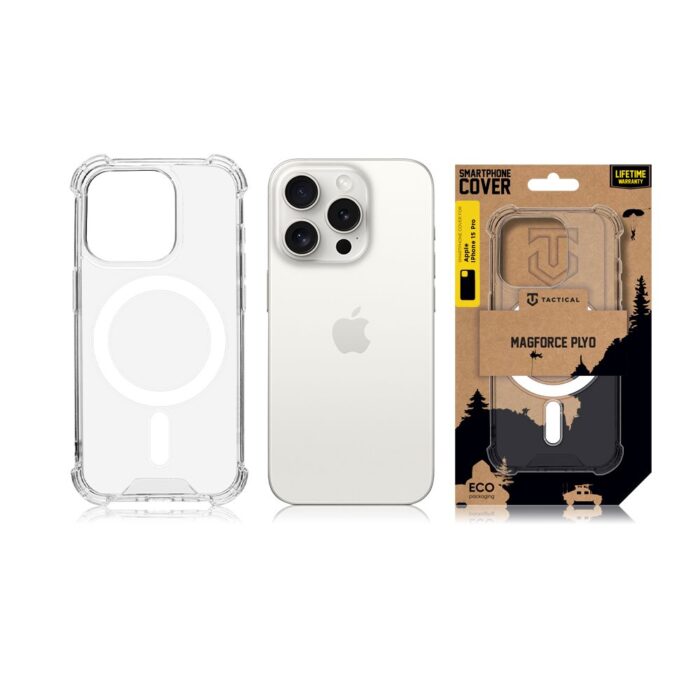Калъф от Tactical MagForce Plyo Cover за Apple iPhone 15 Pro Transparent - Image 3