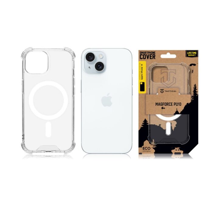 Калъф от Tactical MagForce Plyo Cover за Apple iPhone 15 Transparent - Image 3