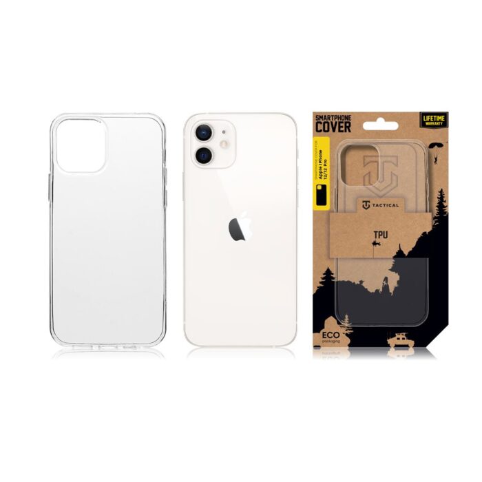 Калъф от Tactical TPU Cover за Apple iPhone 12/12 Pro Transparent - Image 3
