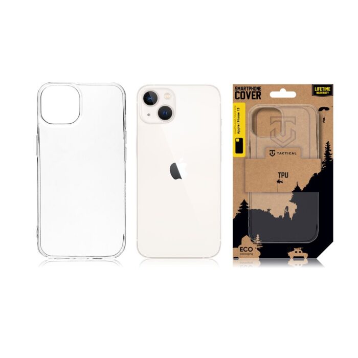 Калъф от Tactical TPU Cover за Apple iPhone 13 Transparent - Image 3