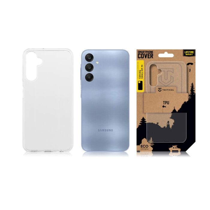 Калъф от Tactical TPU Cover заSamsung Galaxy A25 5G Transparent - Image 3