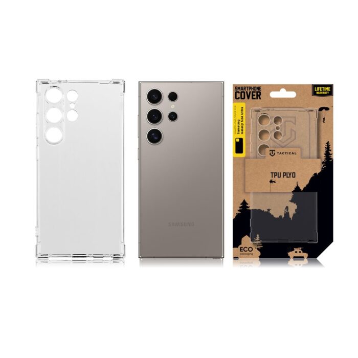 Калъф от Tactical TPU Plyo Cover за Samsung Galaxy S24 Ultra Transparent - Image 3