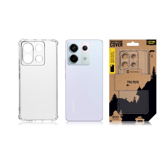 Калъф от Tactical TPU Plyo Cover за Xiaomi Redmi Note 13 Pro 5G/Poco X6 5G Transparent - Image 3