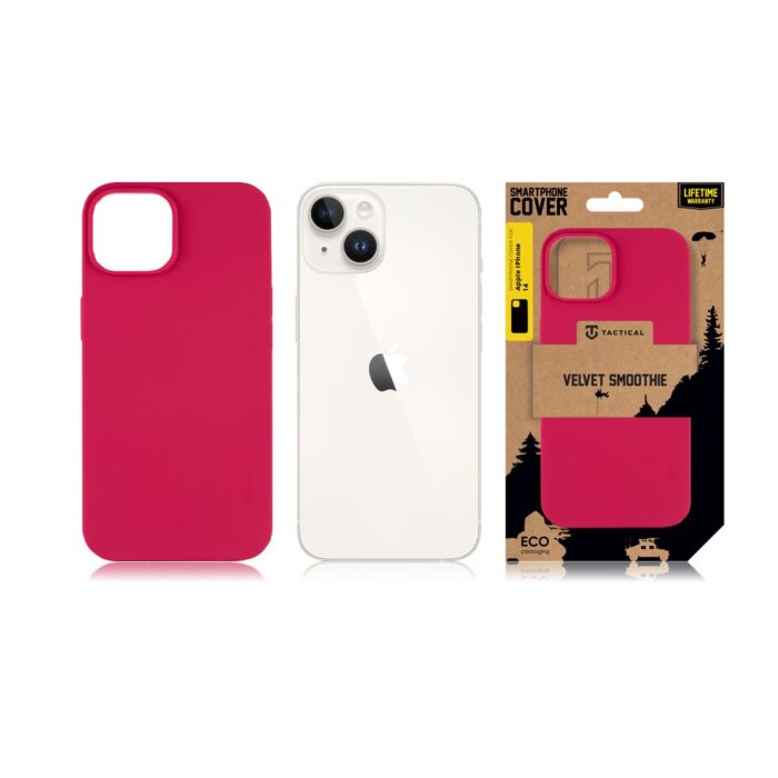 Калъф от Tactical Velvet Smoothie Cover за Apple iPhone 14 Sangria - Image 3