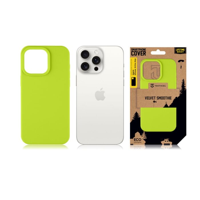 Калъф от Tactical Velvet Smoothie Cover за Apple iPhone 15 Pro Max Avocado - Image 3