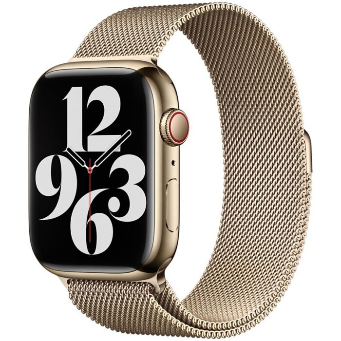 Каишка от Apple за Watch 45mm Band Gold Milanese Loop - Image 2
